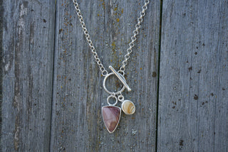 Toggle Necklace- Jasper + MT Wonderstone