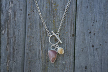 Load image into Gallery viewer, Toggle Necklace- Jasper + MT Wonderstone
