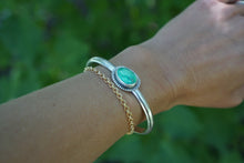 Load image into Gallery viewer, Double Up Cuff- Emerald Valley Turquoise
