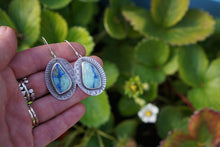 Load image into Gallery viewer, Rising Earrings- Azurite
