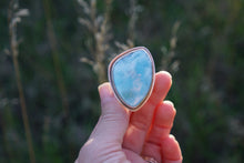 Load image into Gallery viewer, Mermaid Ring- Larimar-Size 8.5
