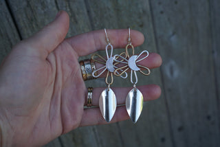 Moon Flower Earrings