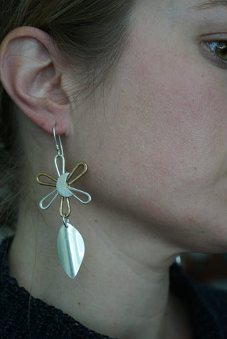 Moon Flower Earrings