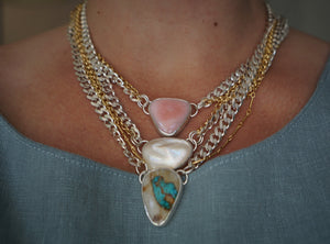 Two Tone Choker- Mother of Pearl