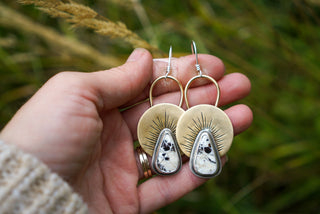 First Light Brass Earrings