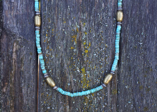 Gemstone Layering Necklace- Turquoise