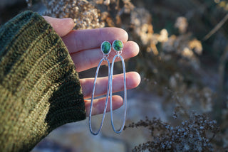 "Extra" Paperclip Posts- Green Turquoise