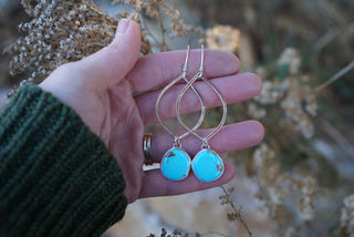 Venus Earrings- Blue Turquoise