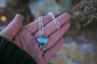 Calamity Necklace- Lavender Turquoise