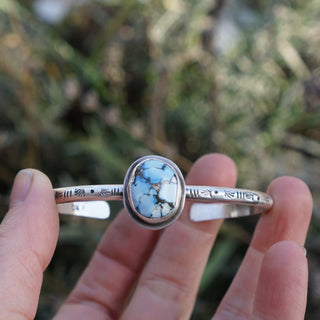 Relic Cuff- Golden Hills Lavender Turquoise