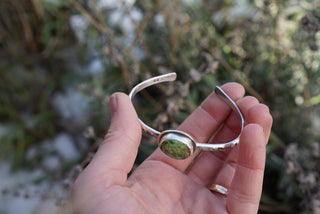 Relic Cuff- Green Turquoise