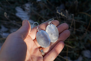 Rising Earrings- Montana Agate