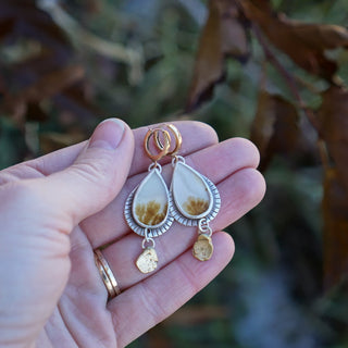 Artemis Huggies- Dendritic Agate