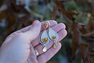 Artemis Huggies- Dendritic Agate
