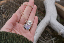 Load image into Gallery viewer, Eye Love U Necklace- Opal + Sterling Silver
