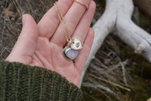 Load image into Gallery viewer, Eye Love U Necklace- Opal + Sterling Silver
