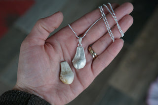 Casted Elk Ivory Necklace