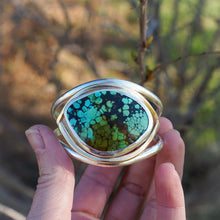 Load image into Gallery viewer, Eye Love U Cuff- Turquoise
