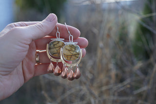 Three Metals Earrings