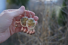 Load image into Gallery viewer, Three Metals Earrings
