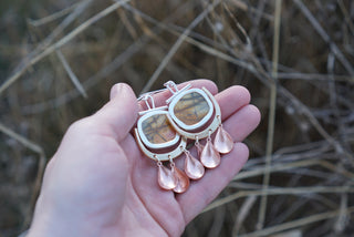 Three Metals Earrings