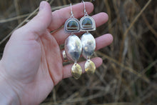 Load image into Gallery viewer, Falling Leaves Earrings- Landscape Jasper
