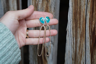 "Extra" Paperclip Posts- Turquoise