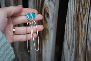 "Extra" Paperclip Posts- Turquoise