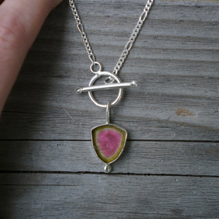 Watermelon Necklace- Silver