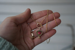 Watermelon Necklace- Gold