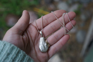 Casted Elk Ivory Necklace