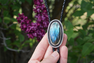 Lariat Bolo- Labradorite