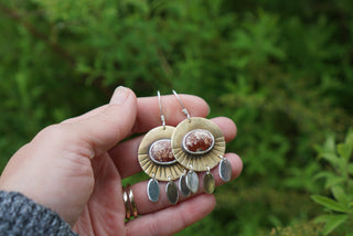 Sunrise Earrings- Wild Horse Magnesite