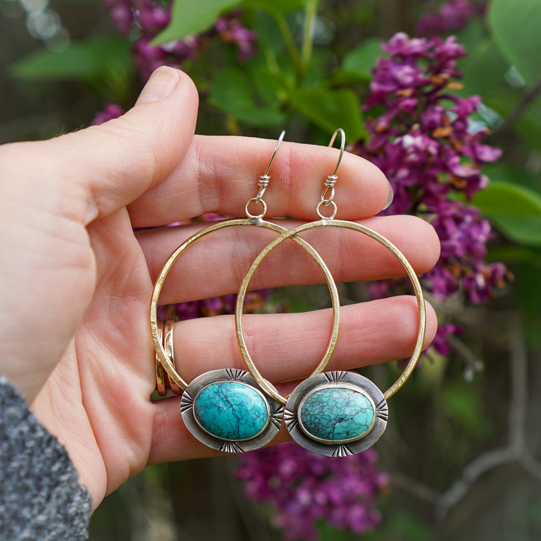 Montana Hoops- Turquoise