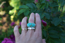 Load image into Gallery viewer, Terra Ring- Turquoise, Size 6
