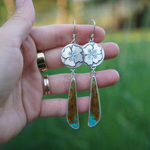 Load image into Gallery viewer, Blossom Earrings- Turquoise
