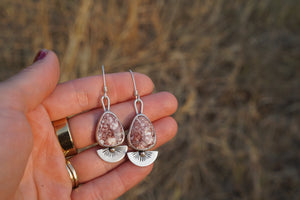 Morning Light Earrings- Wild Horse Magnesite