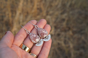 Morning Light Earrings- Wild Horse Magnesite