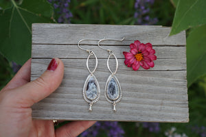 Gaea Earrings- Dendritic Agate