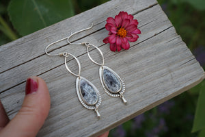 Gaea Earrings- Dendritic Agate