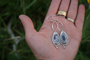 Gaea Earrings- Dendritic Agate