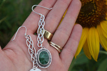 Load image into Gallery viewer, Irish Lass Earrings- Wyoming Jade
