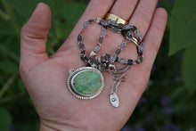 Load image into Gallery viewer, Lucy Necklace- Mohave Green Turquoise
