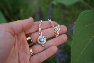 Ore Necklace 2.0- Lavender Turquoise