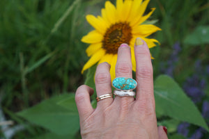 Terra Ring- Turquoise, Size 6