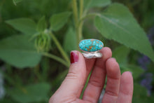 Load image into Gallery viewer, Terra Ring- Turquoise, Size 6
