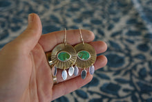 Load image into Gallery viewer, Sunrise Earrings II- Sonoran Gem Turquoise
