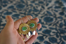 Load image into Gallery viewer, Sunrise Earrings II- Sonoran Gem Turquoise
