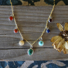 Load image into Gallery viewer, Rainbow Necklace- 7 Stones
