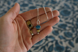 October Necklace- Australian & Ethiopian Opal